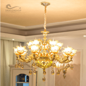 Modern Crystal Living Room Hanging Chandelier