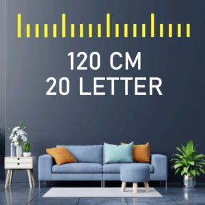 120CM | 20 letter