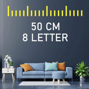 50CM | 8 letter