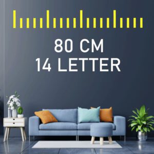 80CM | 14 letter