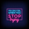 When You Fail When Stop Trying